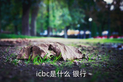 icbc是什么 銀行