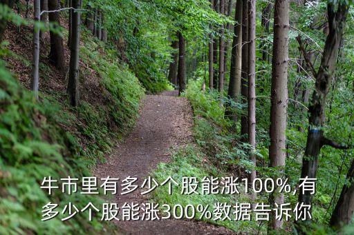  牛市里有多少個股能漲100%,有多少個股能漲300%數(shù)據(jù)告訴你