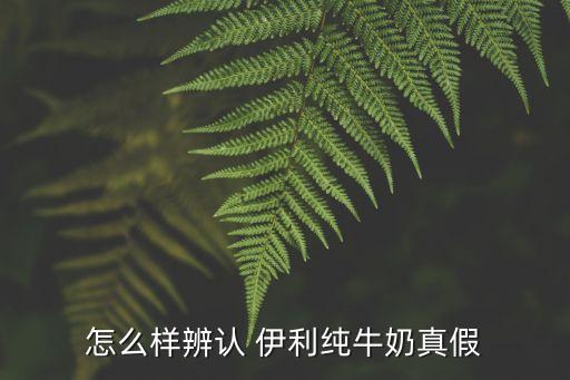 怎么樣辨認(rèn) 伊利純牛奶真假