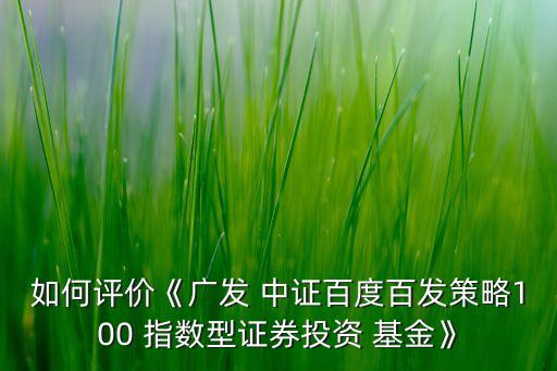 中證100指數基金