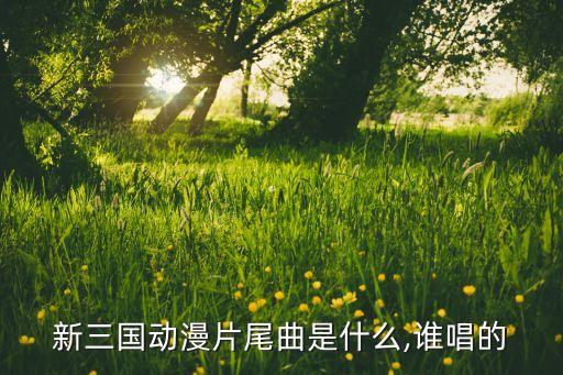 新三國動漫片尾曲是什么,誰唱的