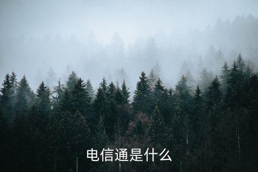 電信通是什么