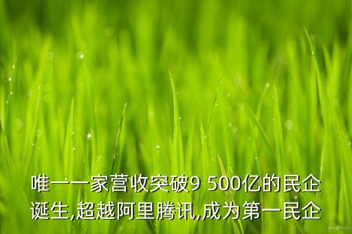 中國民營企業(yè)500強(qiáng)名單,全國500強(qiáng)企業(yè)排名