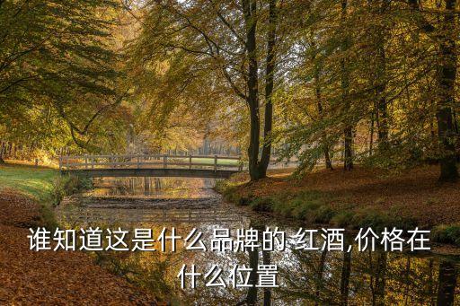 誰知道這是什么品牌的 紅酒,價(jià)格在什么位置