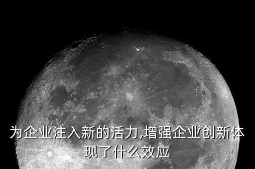 為企業(yè)注入新的活力,增強企業(yè)創(chuàng)新體現(xiàn)了什么效應