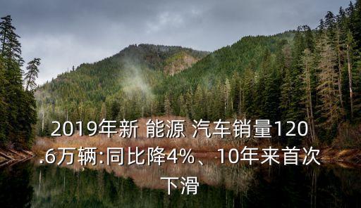 2019年新 能源 汽車銷量120.6萬輛:同比降4%、10年來首次下滑