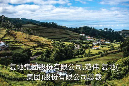 山西復地集團股份有限公司,范偉 復地(集團)股份有限公司總裁