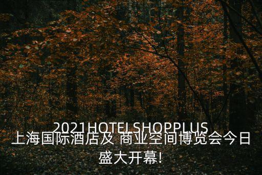 2021HOTELSHOPPLUS上海國際酒店及 商業(yè)空間博覽會(huì)今日盛大開幕!