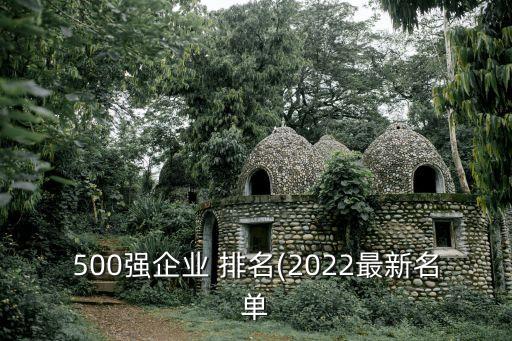 500強企業(yè) 排名(2022最新名單