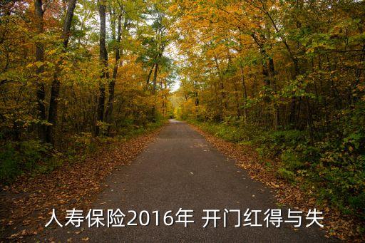  人壽保險(xiǎn)2016年 開(kāi)門(mén)紅得與失