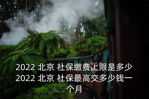 2022 北京 社保繳費(fèi)上限是多少2022 北京 社保最高交多少錢(qián)一個(gè)月