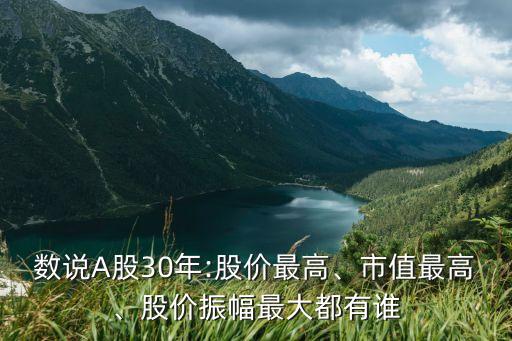 數(shù)說A股30年:股價最高、市值最高、股價振幅最大都有誰