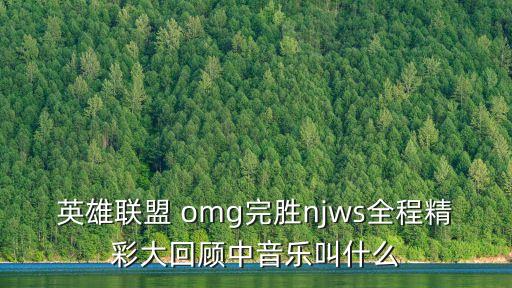 英雄聯(lián)盟 omg完勝njws全程精彩大回顧中音樂叫什么