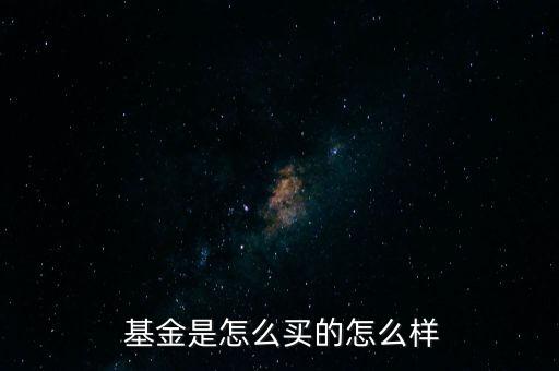  基金是怎么買(mǎi)的怎么樣