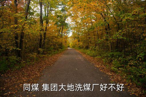  同煤 集團大地洗煤廠好不好