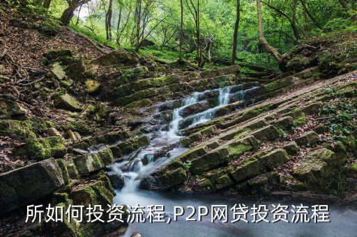 貸金所如何投資流程,P2P網(wǎng)貸投資流程