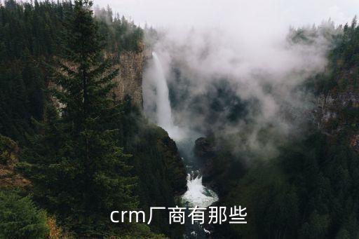 crm廠商有那些