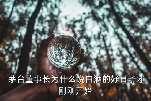  茅臺(tái)董事長(zhǎng)為什么說(shuō)白酒的好日子才剛剛開(kāi)始