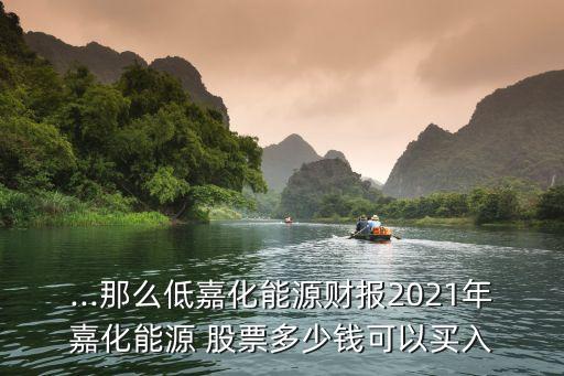 ...那么低嘉化能源財報2021年嘉化能源 股票多少錢可以買入