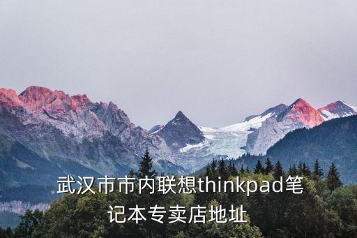  武漢市市內(nèi)聯(lián)想thinkpad筆記本專賣店地址